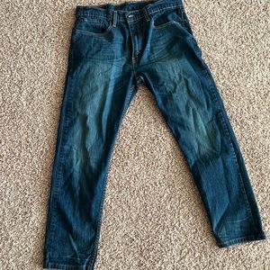 Used blue Levi jeans size 34/30.
